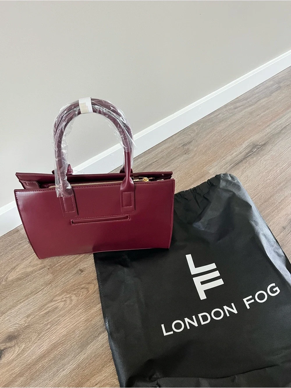 Brand New London Fog Oxblood Color Handbag/satchel style.
